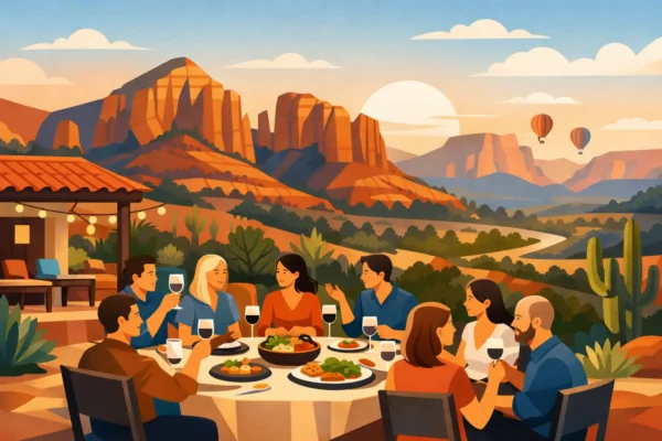 How to Plan a Group Dinner in Sedona for 10+