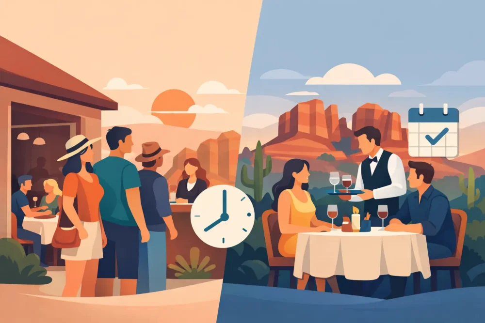 Walk-Ins Versus Reservations for Sedona Dining