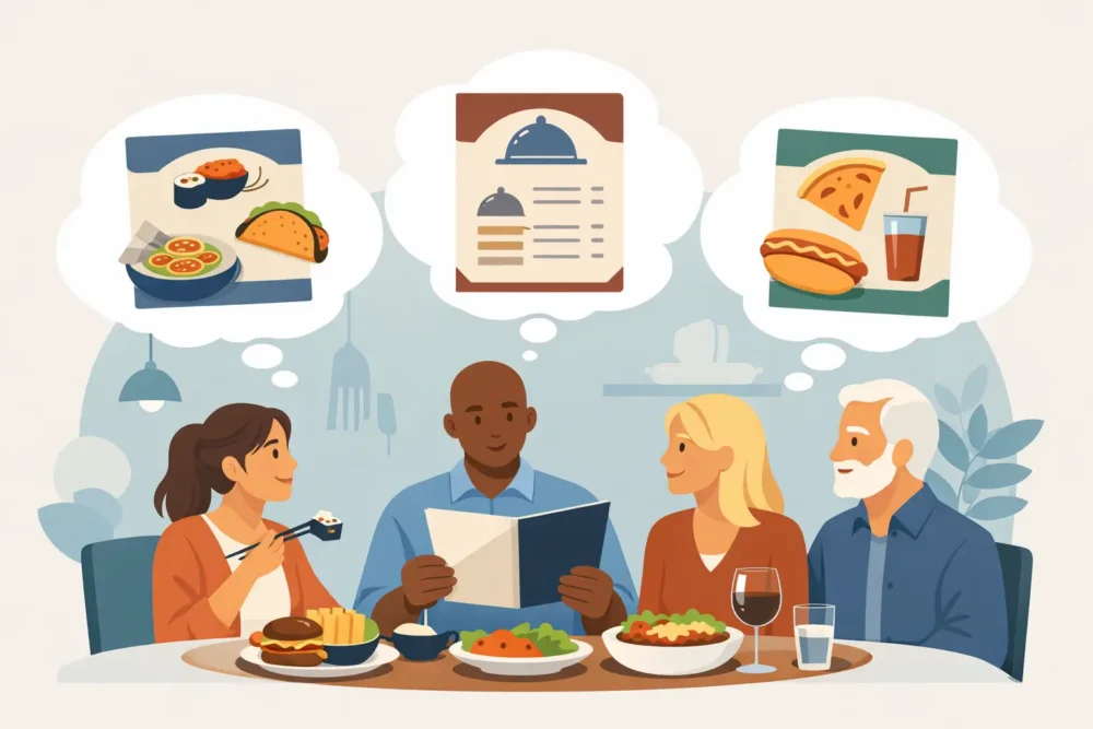What Restaurant Menu Suits Mixed Groups Best?