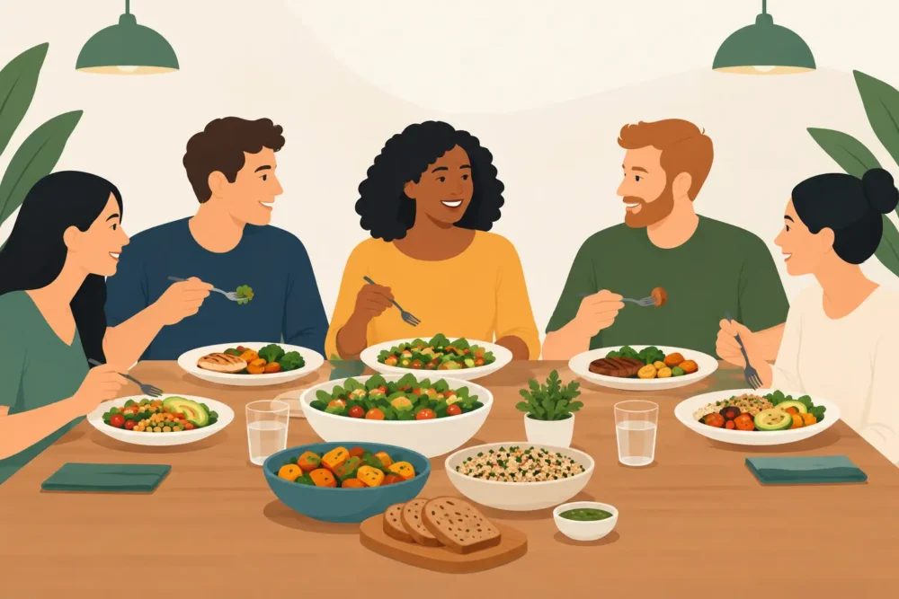 A Better Menu for Vegetarian Omnivore Groups